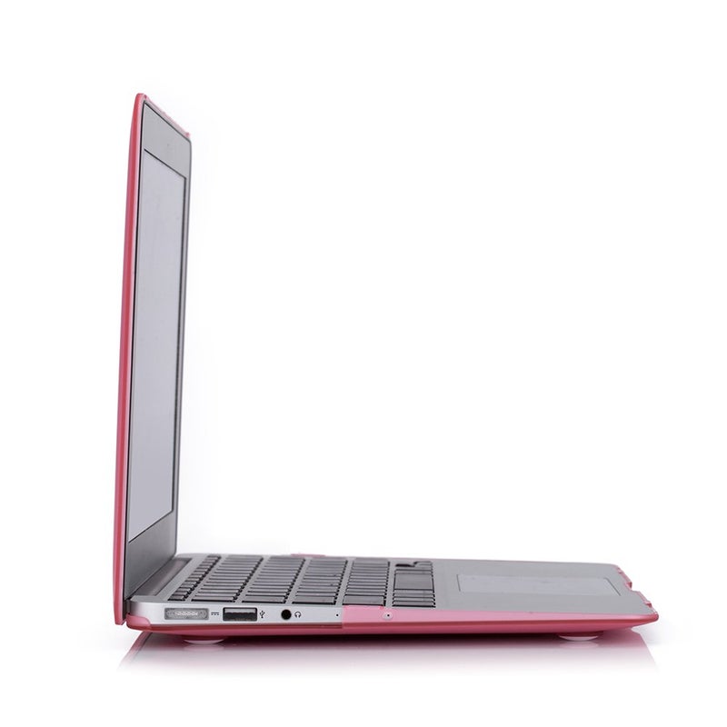RUBAN Case Compatible with MacBook Air 13 Inch (Models: A1369 & A1466, Older Version 2010-2017 Release), Slim Snap On Hard Shell Protective Cover and Keyboard Cover, Pink - Image 5